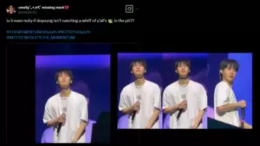 Doyoung NCT diduga mencium bau keringat saat konsernya di Duluth, Minnesota, Amerika Serikat