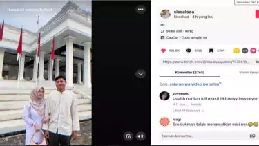 Salsabila Rahma atau Bu Guru Salsa yang viral karena video syur 5 menit