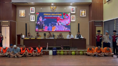 Operasi Pekat Musi 2025, Polres OKU Selatan Tangkap 7 Pengedar Narkoba