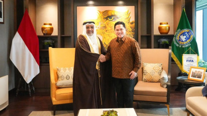 Erick Thohir Temui Kedubes Bahrain Jelang Timnas Indonesia Berlaga di Kualifikasi Piala Dunia 2026, Ini Bahasannya