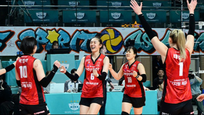 Hasil Liga Voli Korea 2024-2025, Selasa 11 Maret: Pink Spiders Kena Comeback Lagi, Giliran AI Peppers yang Bungkam Kim Yeon-koung Cs