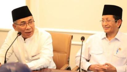 Temui Gus Yahya, Menag Nasaruddin Ingin Libatkan PBNU Sukseskan Program Prioritas