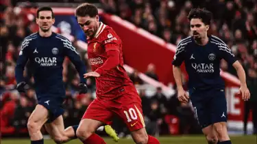 Pemain Liverpool saat Menghadapi PSG di Liga Champions