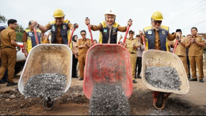 Perbaikan Jalan Jabung-Simpang Maringgai Lampung Capai Rp10,8 Miliar