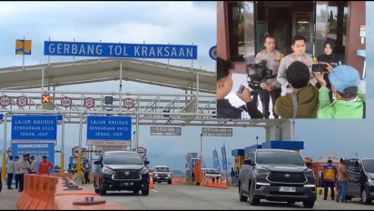 Waspada Arus Mudik Lebaran 2025, Polres Probolinggo Fokus di Exit Tol Leces Probolinggo