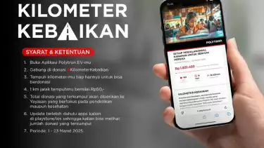 Syarat dan ketentuan Kilometer Kebaikan Polytron.