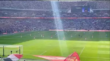 Pertandingan Manchester United (MU) di Stadion Old Trafford