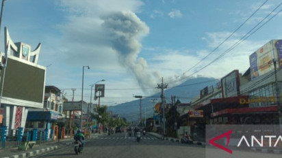 Gunung Marapi di Sumbar Kembali Erupsi dengan Durasi 37 detik