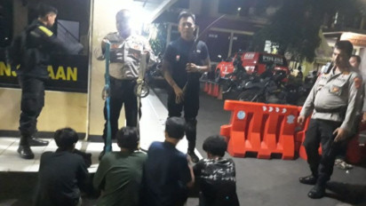 Polisi Tangkap Empat Remaja Dalam Aksi Tawuran di Bandar Lampung