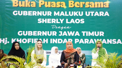 Gubernur Khofifah bersama Gubernur Sherly Apresiasi Program Sedekah 5 Ribu Telur Muslimat NU Malut