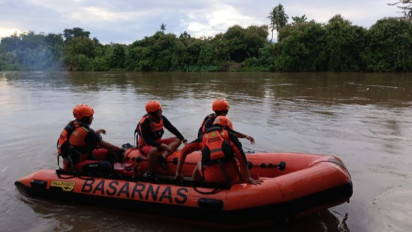 SAR Cari Siswi SD Tenggelam di Sungai Komering OKI
