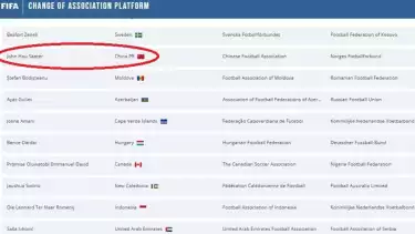 FIFA beri izin China mainkan John Hou Saeter