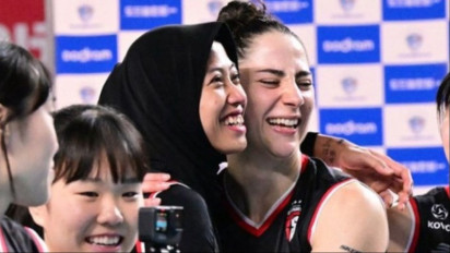 Reaksi Manis Giovanna Milana usai Megawati Hangestri Cs Sukses Bawa Red Sparks Lolos ke Final Liga Voli Korea 2024-2025