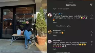 Megawati Hangestri Pertiwi mendapat komentar dari Giovanna Milana.