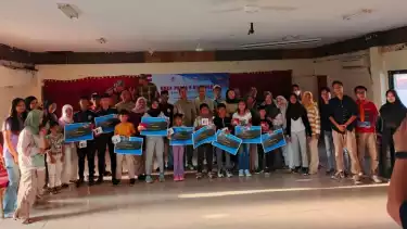 Pemberian penghargaan apresiasi kepada atlet-atlet muda panjat tebing Jakarta Timur oleh FPTI Jakarta Timur