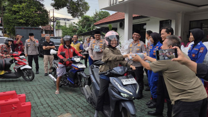Pererat Silaturahmi, Polda DIY Bersama Media di Yogyakarta Bagikan 1000 Takjil