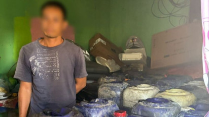 Polres OKU Bongkar Aksi Penimbunan BBM Bersubsidi