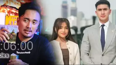 kolase ahli tarot Denny Darko dan Fuji-Verrell Bramasta