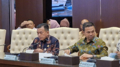 Gubernur Jambi Al Haris Hadiri Rapat Koordinasi Pembahasan Desk Koordinasi Penanganan Karhutla dan PPMI