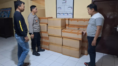Ramadhan, Polsek KP3 Tanjungwangi Gagalkan Penyelundupan Ribuan Botol Arak Ilegal Bali ke Jawa