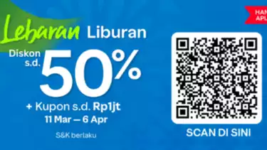 Promo liburan lebaran 2025.