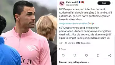 Pernyataan Resmi Palermo soal Emil Audero Jelang Bela Timnas Indonesia Lawan Australia: Dia Nyeri Kaki, jika Cedera akan...