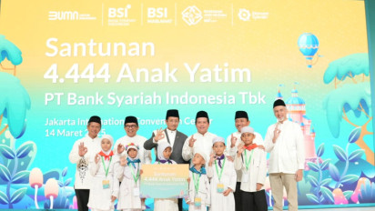 Kinerja Melesat, BSI Syukuri dengan Santunan Untuk 4.444 Anak Yatim