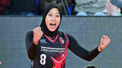 Megawati Hangestri Bikin Ko Hee-jin Full Senyum, Megatron Panen Skor di Red Sparks Ternyata ini yang Selalu Dilakukan