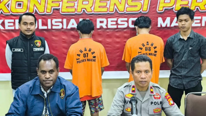 Sat Reskrim Polres Majene Amankan Dua Terduga Pelaku Kejahatan Dalam Operasi Pekat Marano
