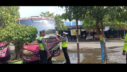 Sambut Arus Mudik Lebaran, Satlantas Polresta Pati Sosialisasi Mudik Aman dan Nyaman