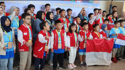 Harumkan Nama Indonesia di Mata Dunia, Siswa Kelas 2 SD asal Tegal Sabet Medali Emas di Olimpiade Matematika