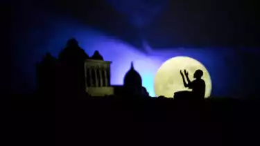 Ilustrasi malam Lailatul Qadar