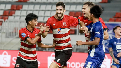 Gol Telat Andi Irfan ke Gawang PSIS Semarang Bawa Madura United Keluar dari Zona Degradasi