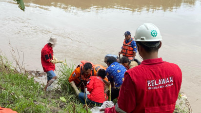 Penemuan Mayat di Sungai Bengawan Solo, Korban Ternyata Warga Madiun Korban Tanah Longsor