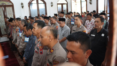 Gelar Shalat Ghaib, Polres Kebumen Doakan Tiga Polisi yang Gugur saat Gerebeg Sabung Ayam di Lampung