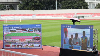 Megahnya Stadion Bumi Sriwijaya Palembang Usai Diresmikan Prabowo Secara Virtual