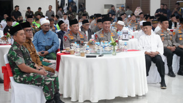 Kapolri Jenderal Pol. Listyo Sigit Prabowo Buka Puasa Bersama Tokoh Ulama dan Elemen Masyarakat Banten