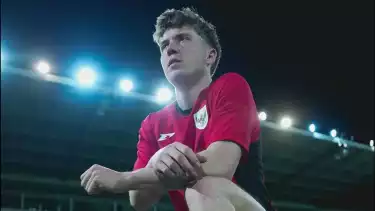 Ole Romeny di Sesi Latihan Perdana Timnas Indonesia Jelang Lawan Australia di Kualifikasi Piala Dunia 2026 zona Asia