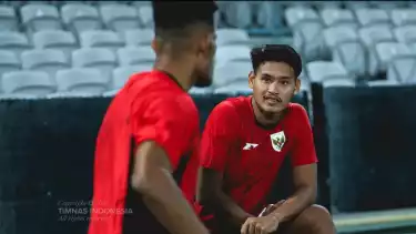 Septian Bagaskara di Sesi Latihan Perdana Timnas Indonesia Jelang Lawan Australia di Kualifikasi Piala Dunia 2026 zona Asia