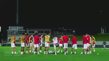 Sesi Latihan Perdana Timnas Indonesia Jelang Lawan Australia di Kualifikasi Piala Dunia 2026 zona Asia