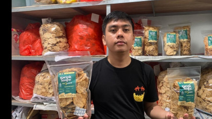 Keripik Tempe Khas Jombang Jadi Primadona Oleh-oleh Lebaran Idul Fitri