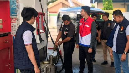 Polres OKU Cegah Penyalahgunaan BBM Bersubsidi di SPBU