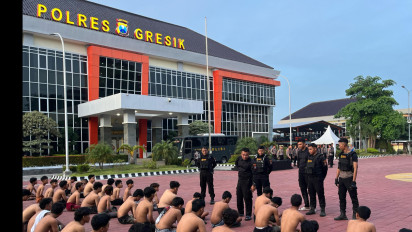 Nekat Balapan Liar, 54 Remaja Diamankan Tim Kalamunyeng Polres Gresik
