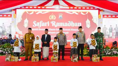 Kapolri Jenderal Pol. Listyo Sigit Prabowo melakukan Safari Ramadan di wilayah Jawa Tengah.