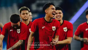 Latihan Timnas Indoensia Jelang Laga Kontra Australia