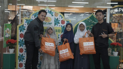 Belanja Ceria Bersama Anak Yatim Dhuafa, BMH, Kang Maman, dan BRM Bantu Mewujudkan Kebahagiaan di Depok