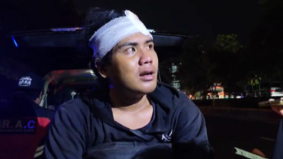 Miris, Driver Ojol Diduga Dikeroyok Polisi, Dikira Mahasiswa Aksi Tolak RUU TNI