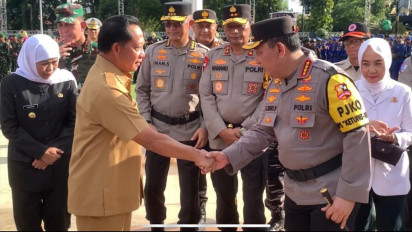 Kapolri Pimpin Operasi Ketupat Semeru 2025 di Gedung Negara Grahadi Surabaya, Amankan Mudik Lebaran