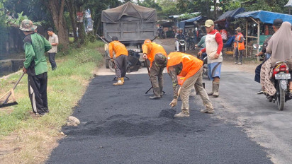 Perbaikan Jalur Alternatif Mudik di Brebes Dikebut, Target Selesai H-7 Lebaran