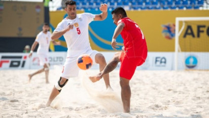 Sehari usai Digilas Australia, Timnas Indonesia Kena Bantai dengan Selisih 10 Gol di Piala Asia Sepak Bola Pantai 2025